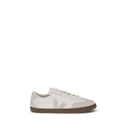 Veja White Calf Leather Bos Taurus Sneakers