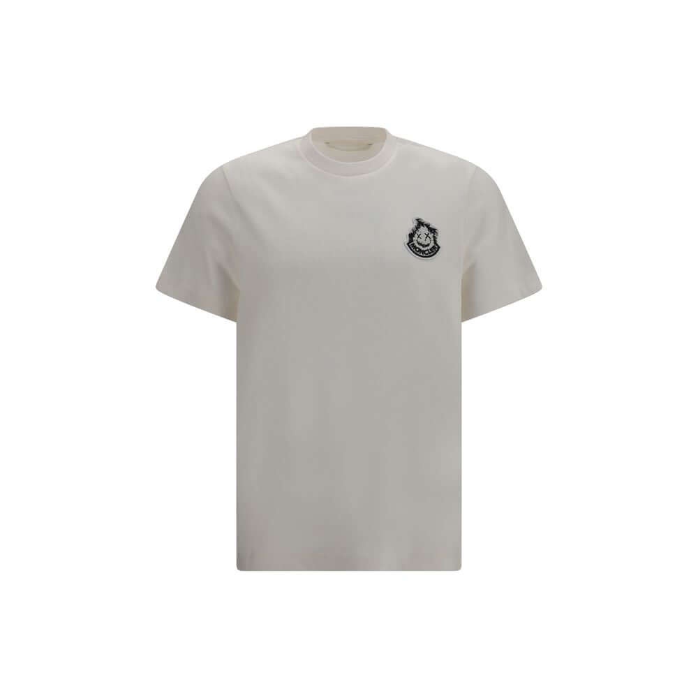Moncler Beige Cotton T-Shirt