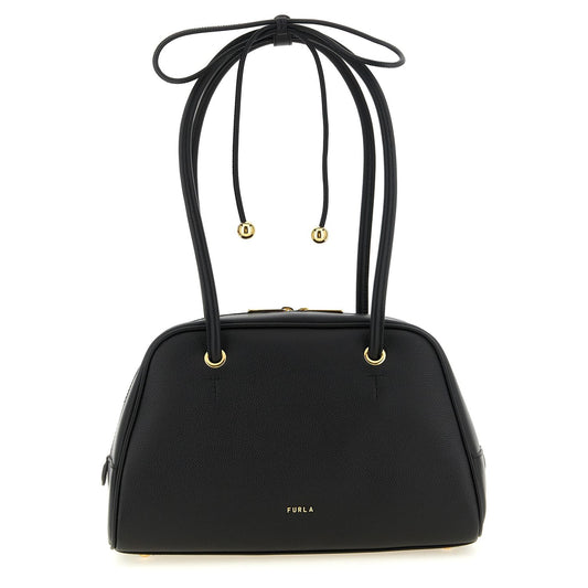 Furla Black Calfskin Handbag