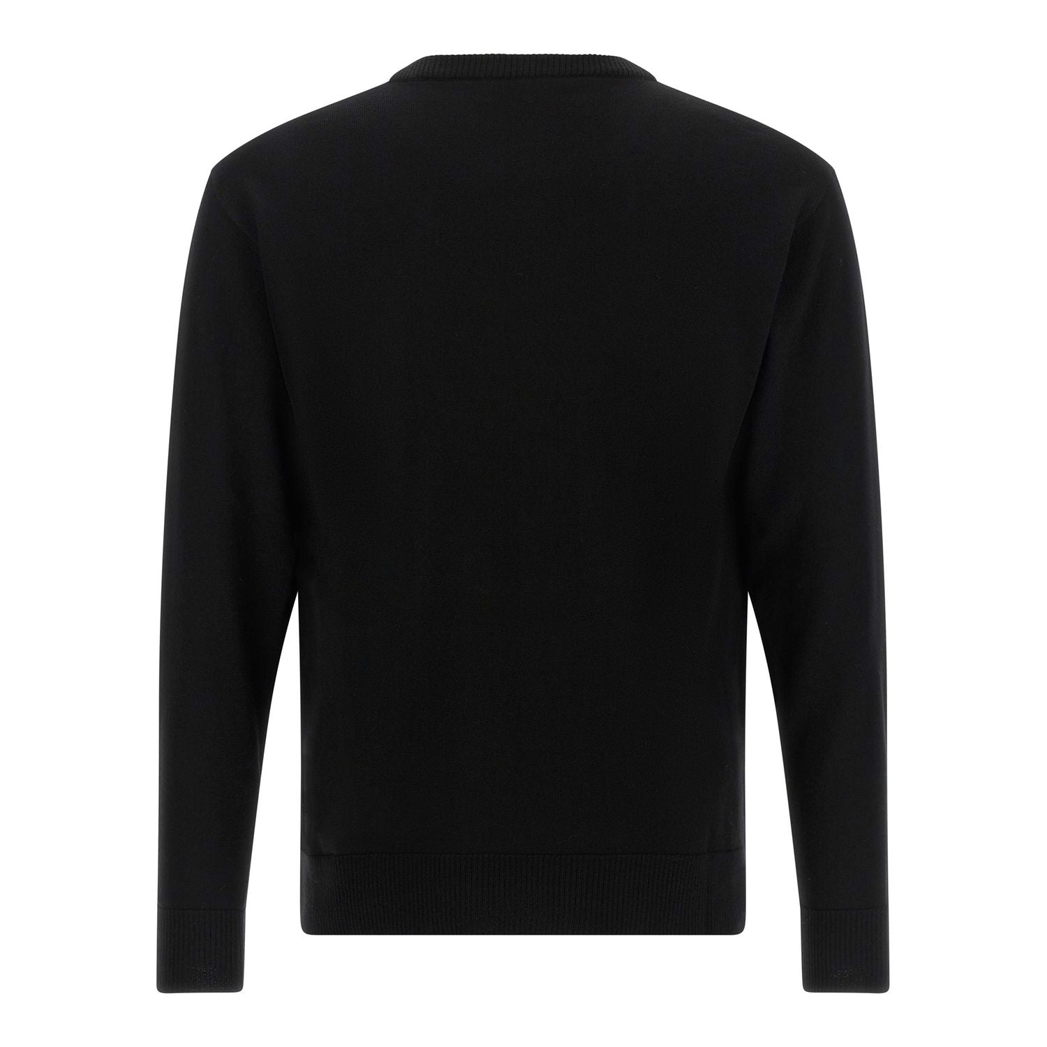 Moschino Black Virgin Wool Cardigan