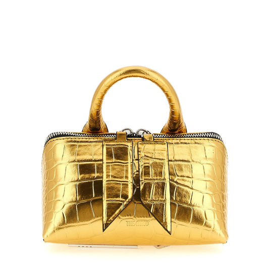 The Attico Gold Bovine Leather Handbag