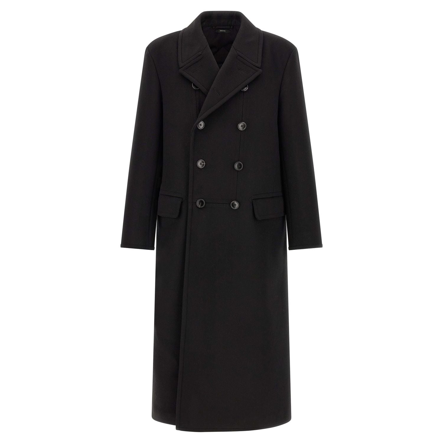 Tom Ford Black Virgin Wool Coat