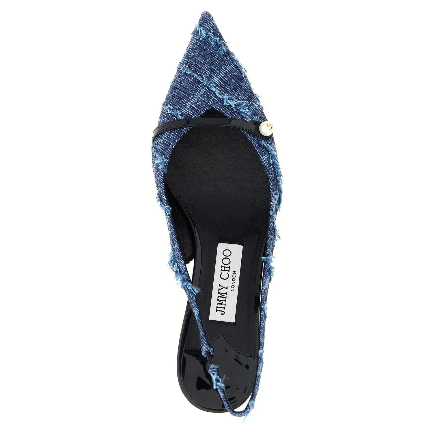 Jimmy Choo Multicolor Tencel Mid Heel Pumps