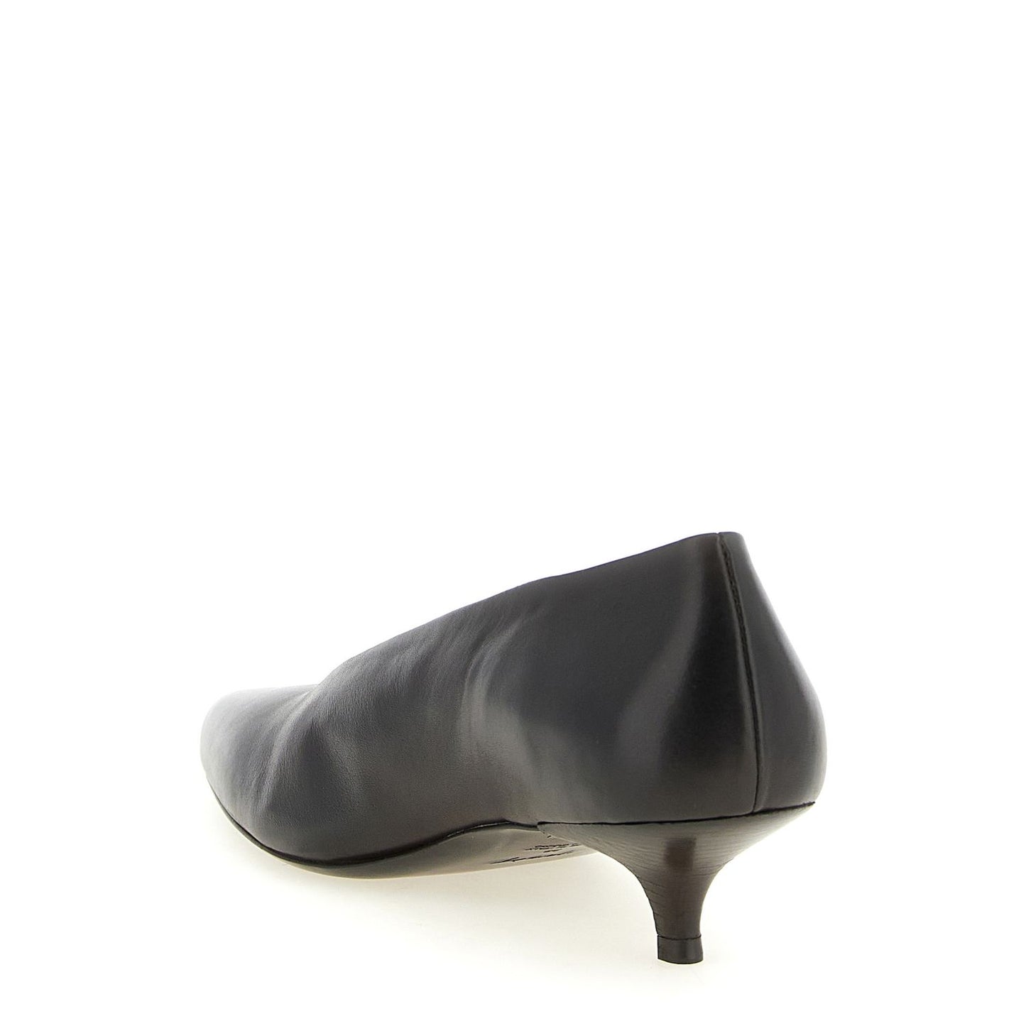 Marsell Brown Calfskin Mid Heel Pumps