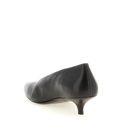 Marsell Brown Calfskin Mid Heel Pumps