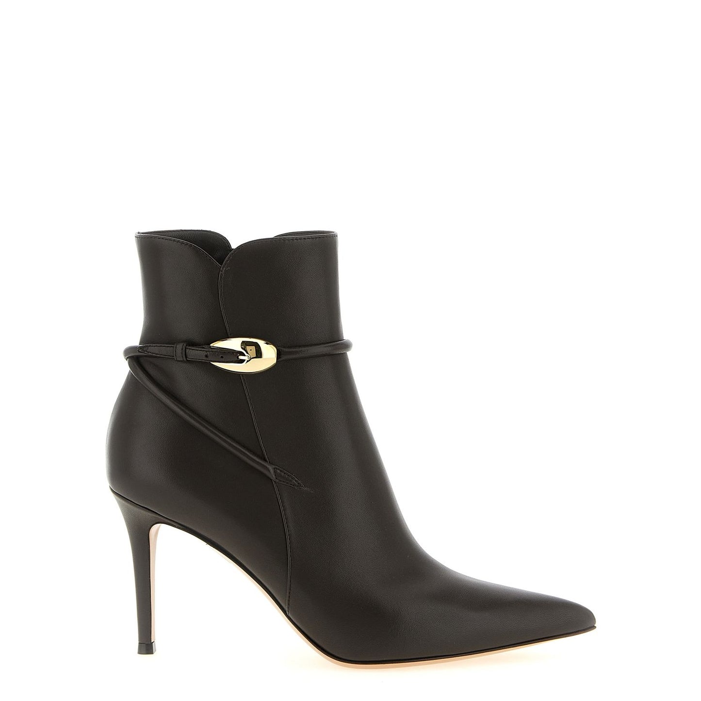 Gianvito Rossi Brown Lamb Leather Ankle Boots
