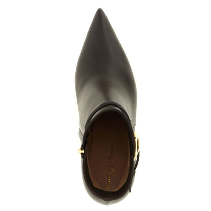 Gianvito Rossi Brown Lamb Leather Ankle Boots