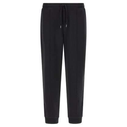 Brunello Cucinelli Black Cotton Joggers (Workout Pants)