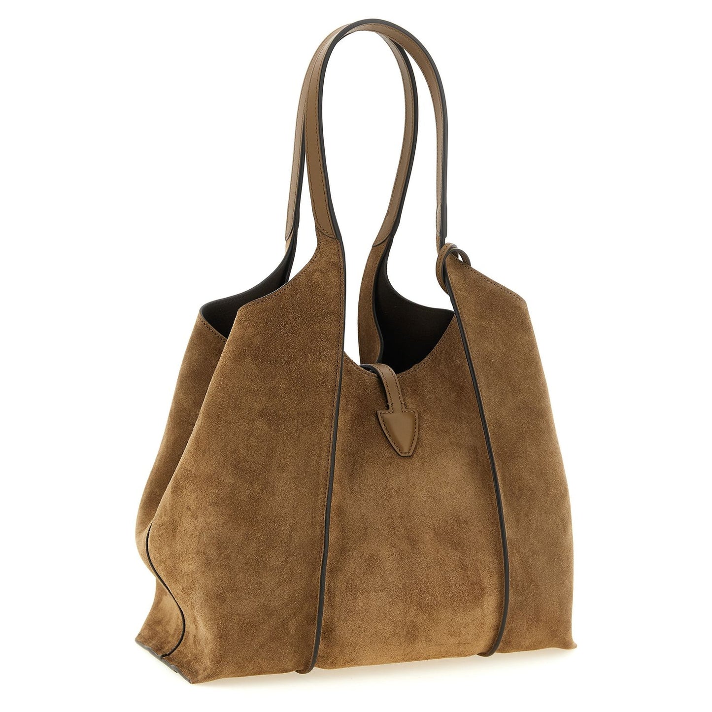 Tod's Brown Calfskin Tote Bag