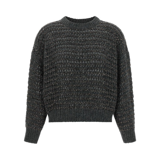 Brunello Cucinelli Gray Elastane Cardigan