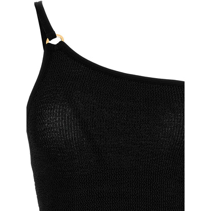 Hunza G Black Polyamide One-Piece Swimsuit