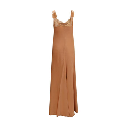 Forte_Forte Beige Acetate Long Dress