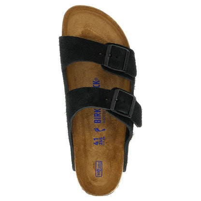 Birkenstock Black Calfskin Slides