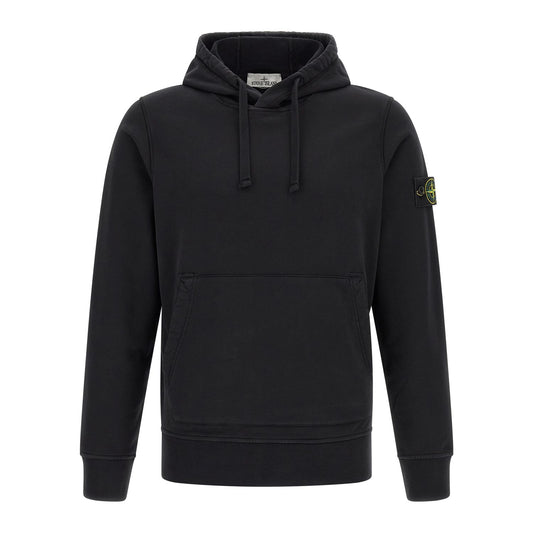 Stone Island Black Cotton Sweatshirt