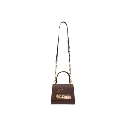 Love Moschino Brown Polyethylene Handbag