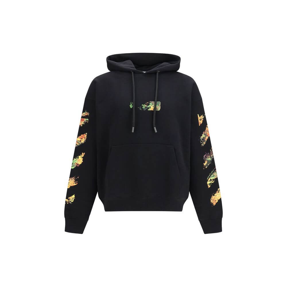 Off-White Black Cotton Sweatshirt