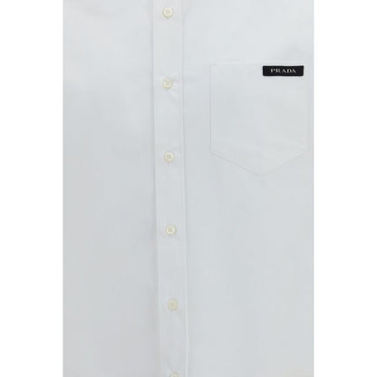 Prada White Cotton Dress Shirt