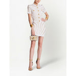 Balmain Zebra knit short skirt Skirts