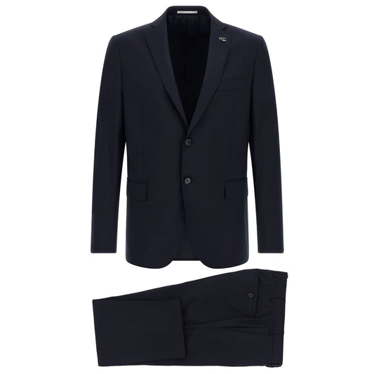 Pal Zileri Blue Wool Suit