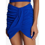 Balmain Ruched mini skirt Topwear