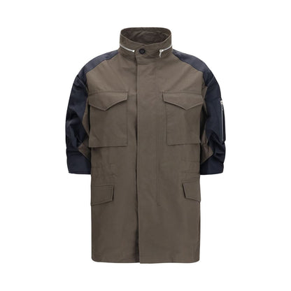 Sacai Bicolor Cotton Shell Jacket