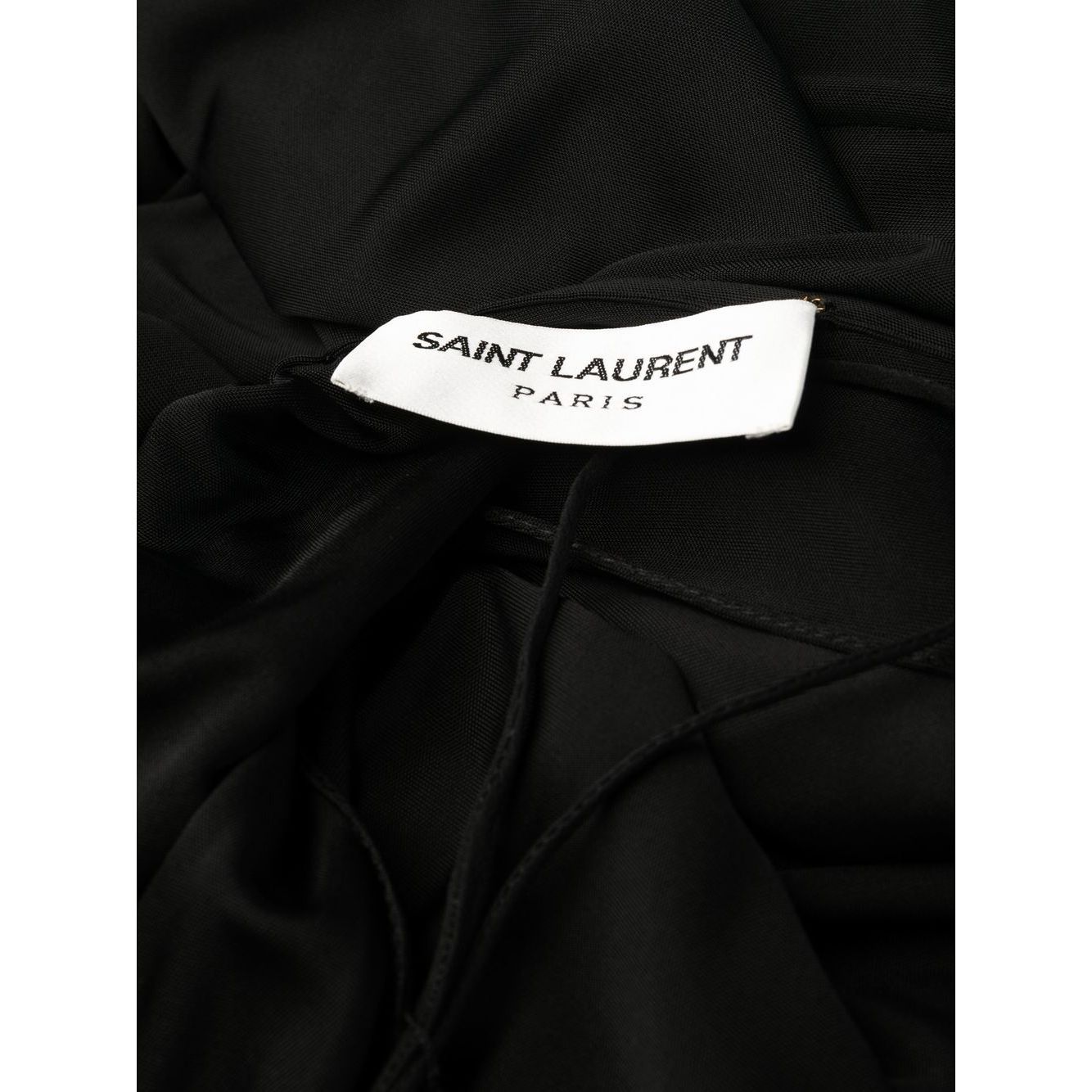 Saint Laurent draped sleeveless jersey dress Dresses