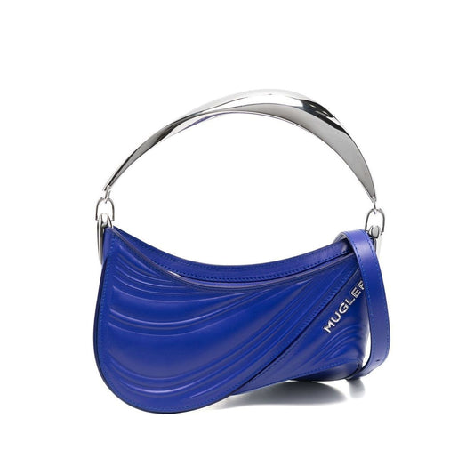 Mugler small Spiral Curve 01 embossed tote bag Shoulder