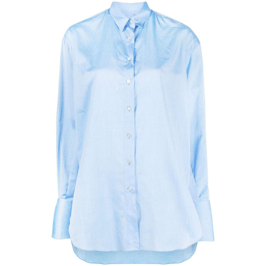 FINAMORE 1925 NAPOLI Shirts Clear Blue Shirts