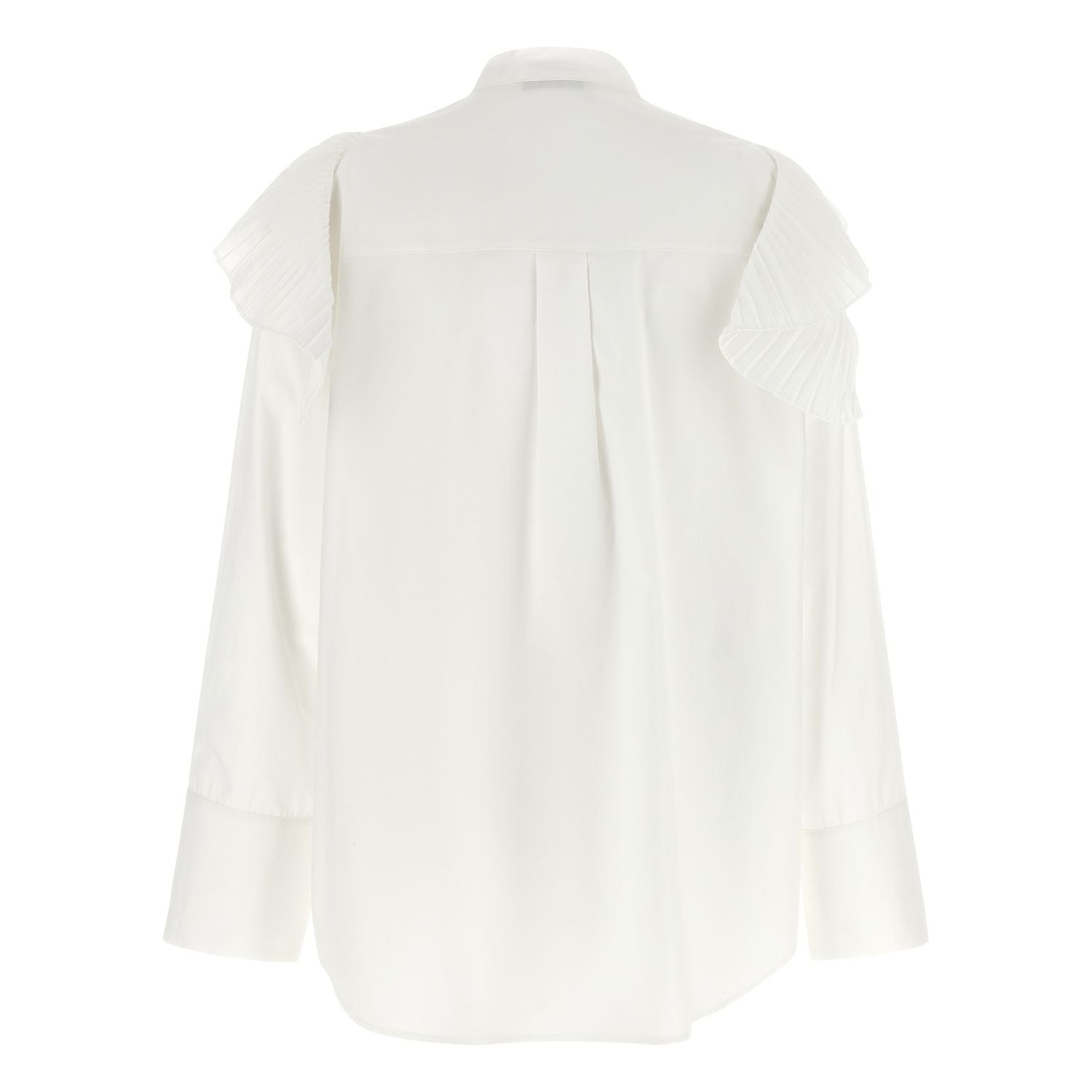 Alberta Ferretti White Cotton Blouse