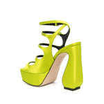 SI ROSSI Sandals Yellow Sandals