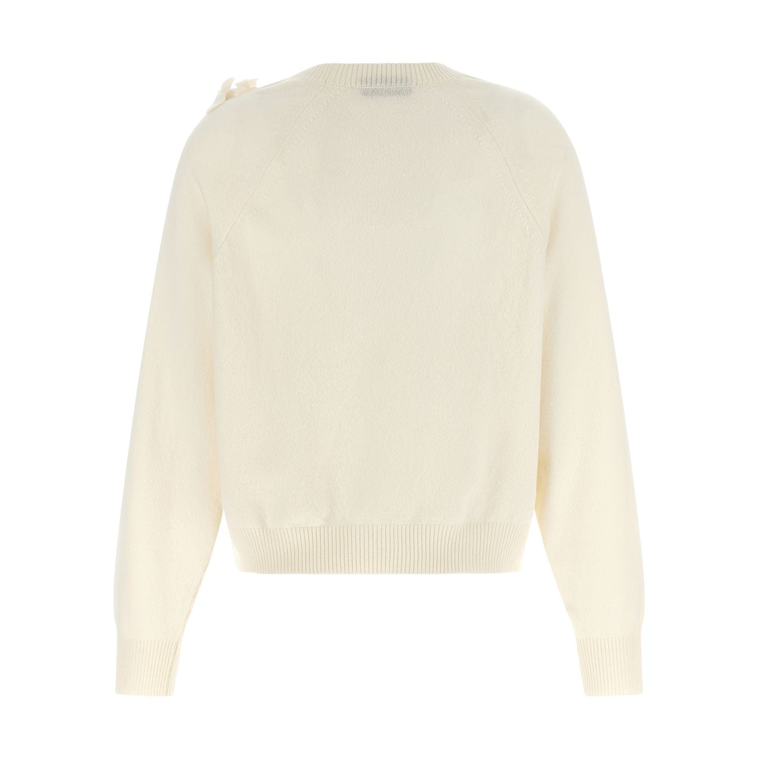 Alberta Ferretti White Virgin Wool Cardigan