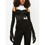 Dolce & Gabbana layered-shirt corset top Topwear