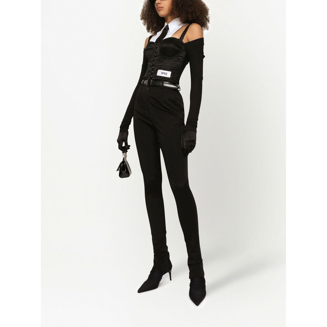 Dolce & Gabbana layered-shirt corset top Topwear