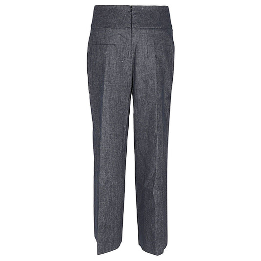 Via Masini 80 Trousers Blue Trousers