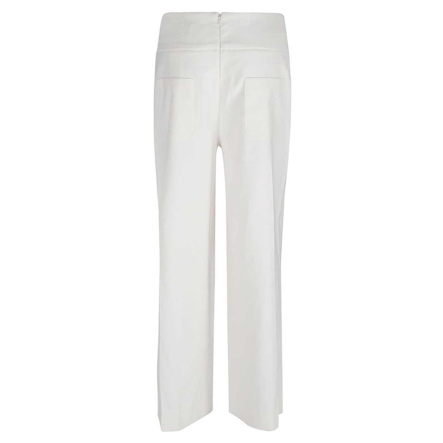 Via Masini 80 Trousers White Trousers