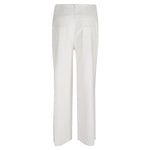 Via Masini 80 Trousers White Trousers