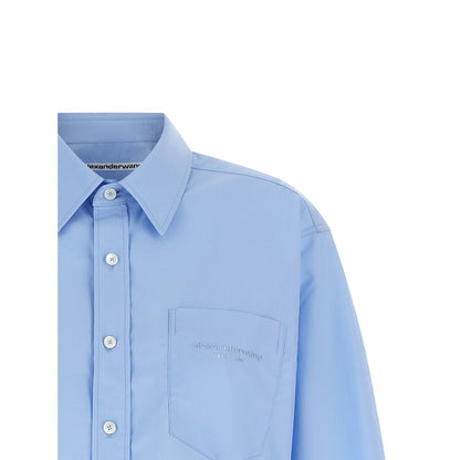 Alexander Wang Blue Cotton Blouse