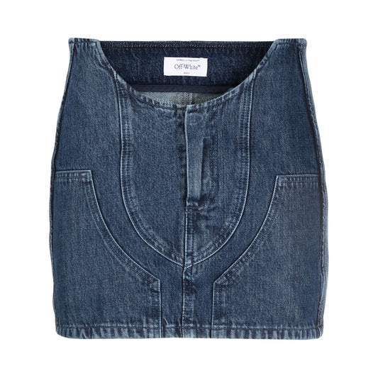 Off White Denim mini skirt