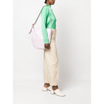 Jil Sander medium crinkled leather shoulder bag Shoulder
