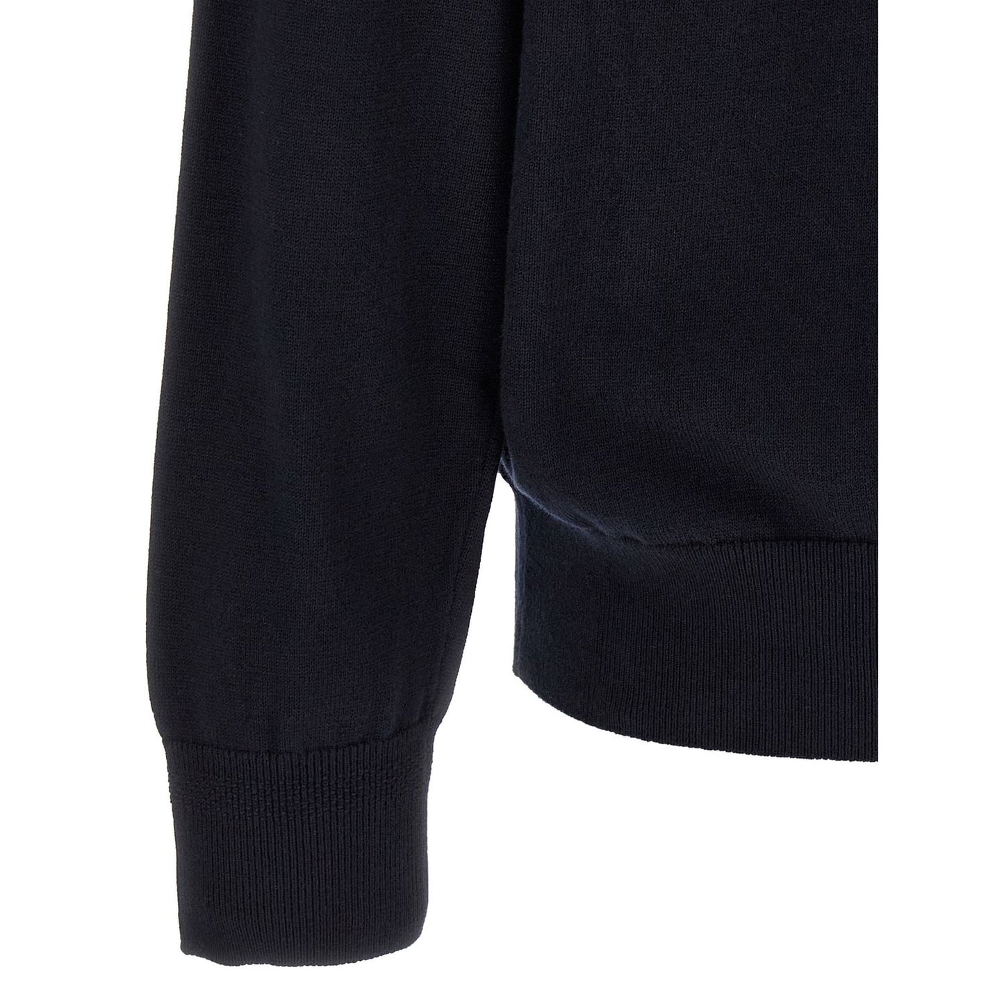 Hugo Boss Blue Cotton Cardigan