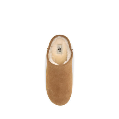 UGG Beige Leather Mules