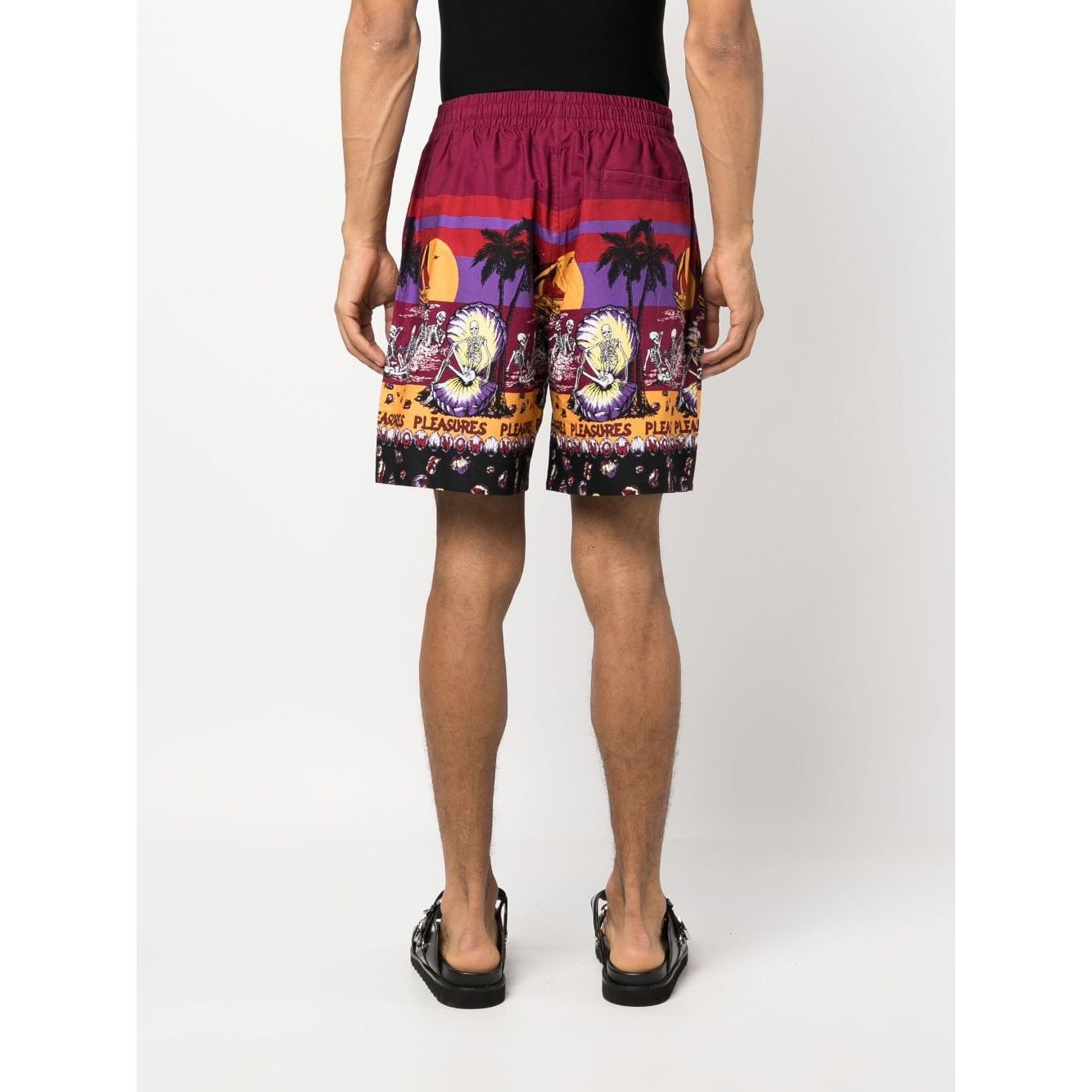 Pleasures Shorts Bordeaux Short trousers