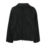 Balenciaga logo-print Hooded Windbreaker Jackets