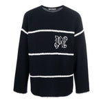 Palm Angels Sweaters Blue Topwear