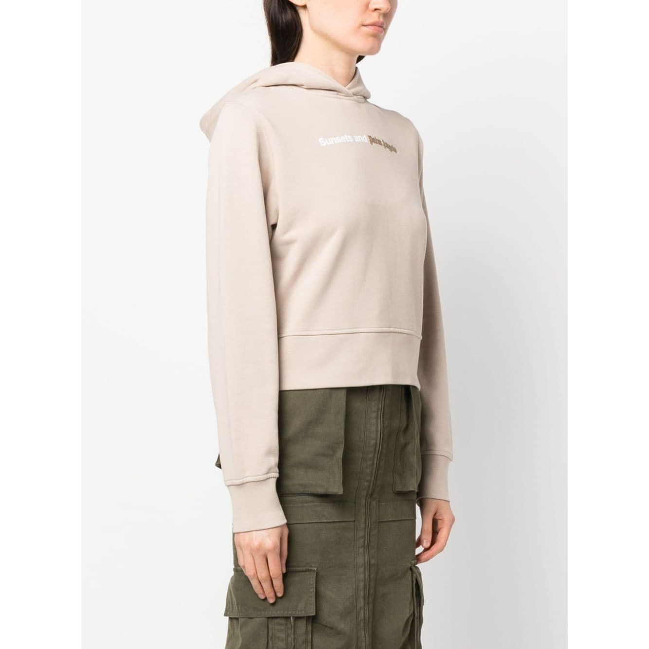 Palm Angels Sweaters Beige Topwear