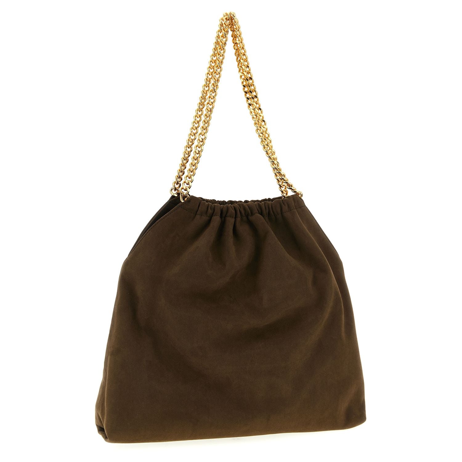 Stella McCartney Brown Polyester Shoulder Bag