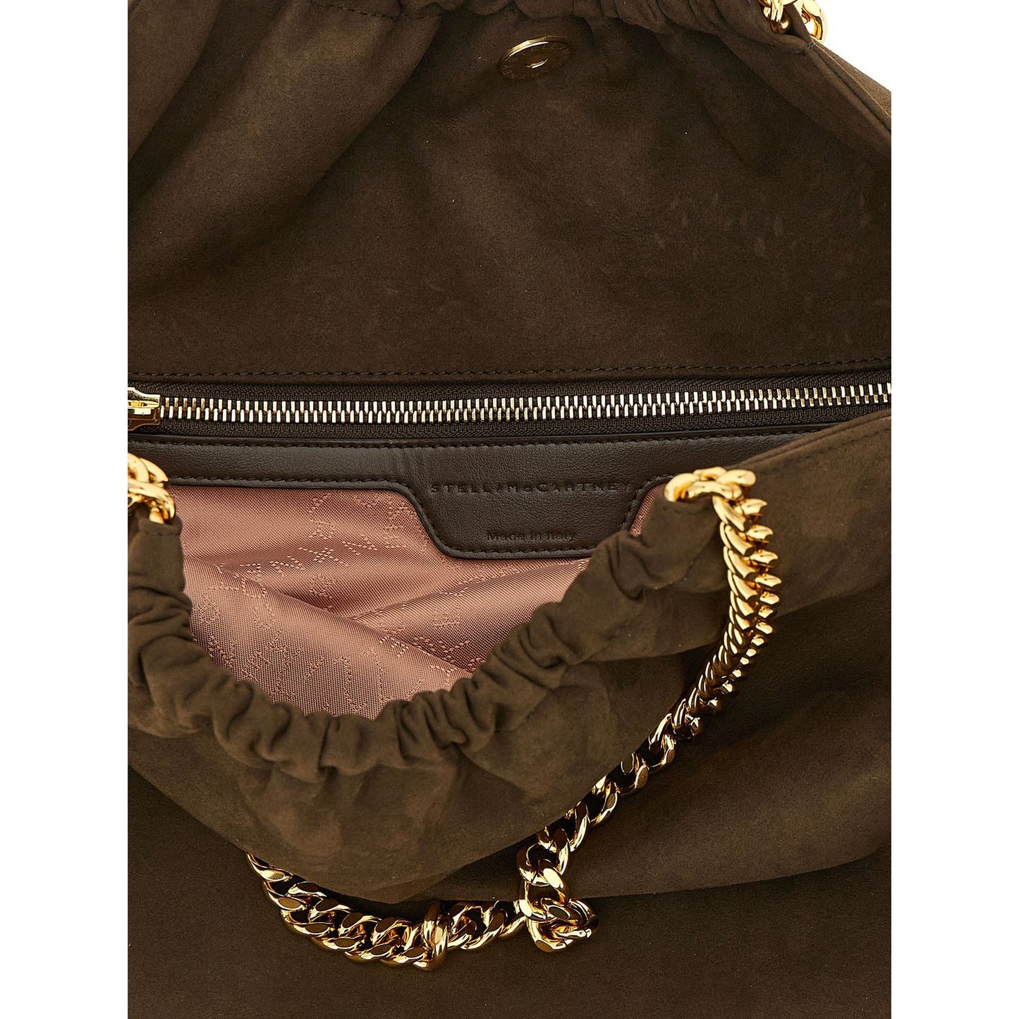 Stella McCartney Brown Polyester Shoulder Bag