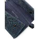 Benedetta Bruzziches Vitty La Mignon rhinestone-embellished denim bag Clutches
