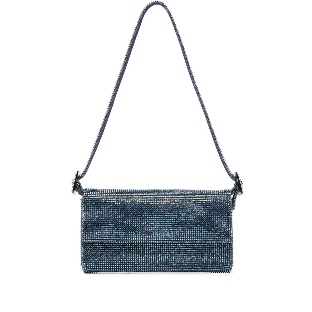 Benedetta Bruzziches Vitty La Mignon rhinestone-embellished denim bag Clutches