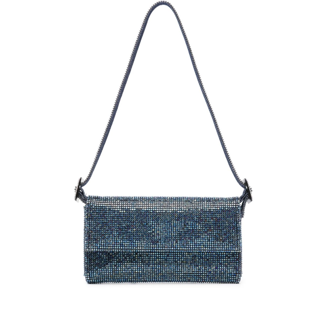 Front view with bag zipped and handles upright.